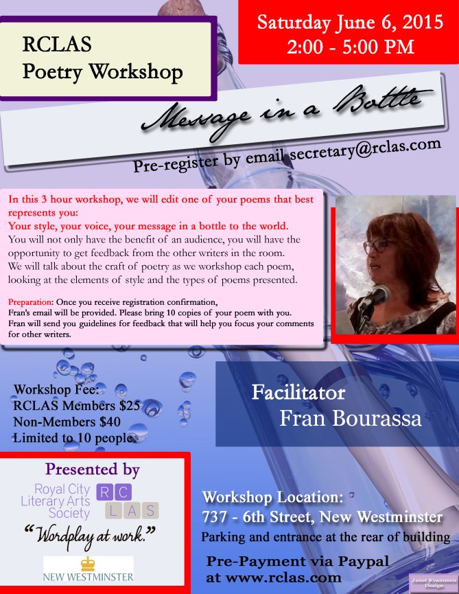 Fran Bourassa Message in a bottle June 6