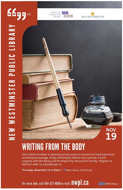 2015 Nov 19 RCLAS Writing from the body