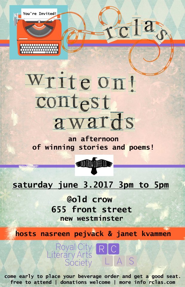 RCLAS write on awards poster