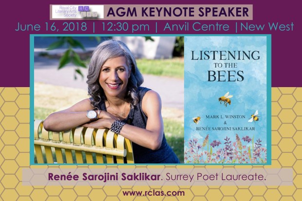 Renée Sarojini Saklikar Keynote 2018