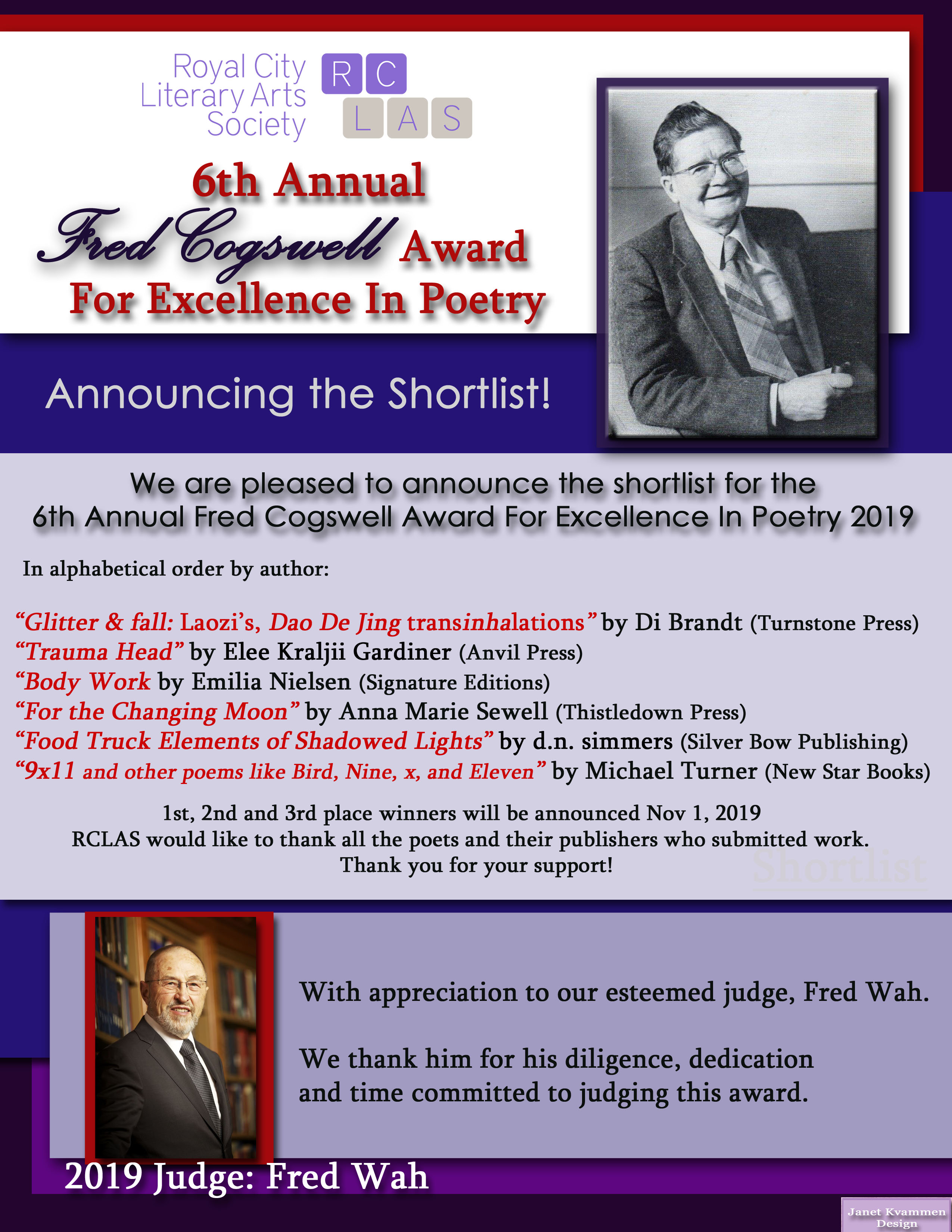 Fred_Cogwell_Award_SHORTLIST 2019 Announcement